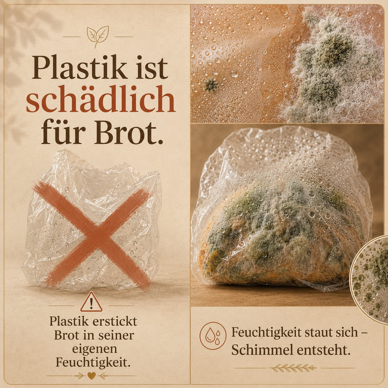 PANEORO - Premium Bienenwachs-Brotbeutel