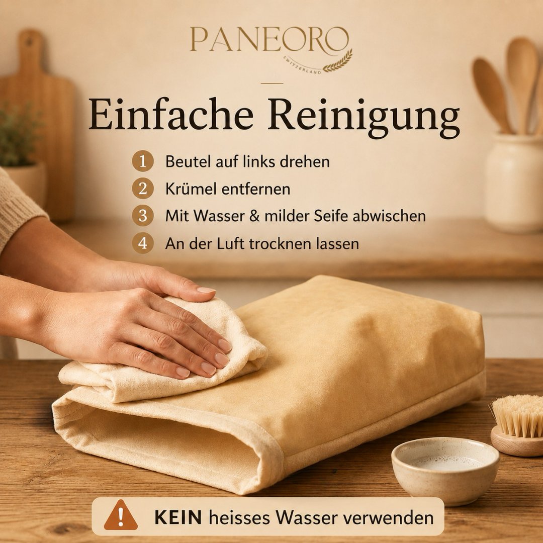 PANEORO - Premium Bienenwachs-Brotbeutel
