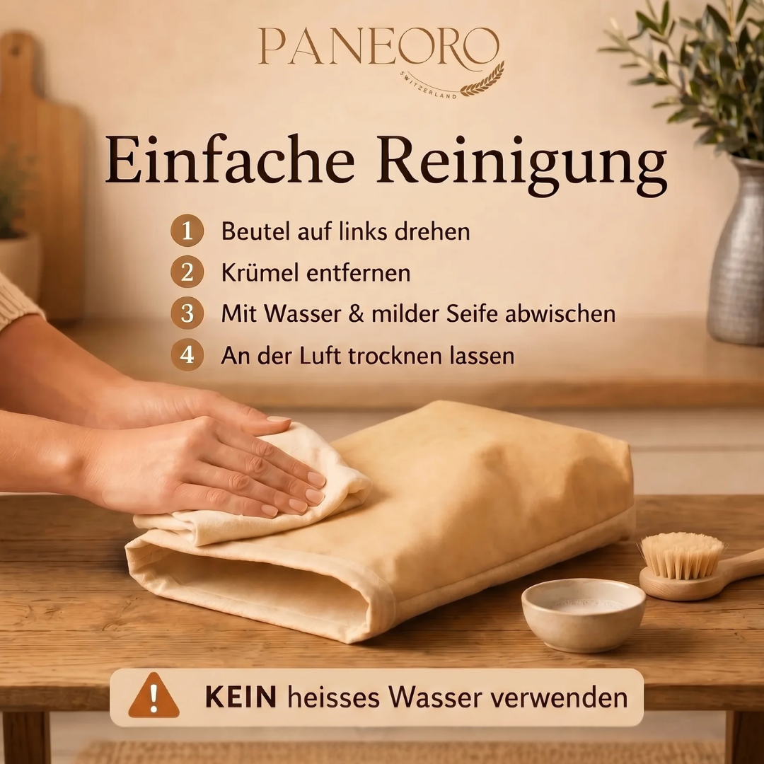 PANEORO - Premium Bienenwachs-Brotbeutel